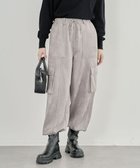 【グリーンパークス/Green Parks】の・SUGAR SPOONスエードポンチカーゴパンツ Gray|ID: prp329100004680456 ipo3291000000033807459