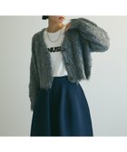 【グリーンパークス/Green Parks】のarmonia.シャギーショートカーディガン 人気、トレンドファッション・服の通販 founy(ファニー) ファッション Fashion レディースファッション Fashion for Women トップス・カットソー Cut & Sew Tops カーディガン・羽織り Layered Style Cardigans おすすめ Recommended / Our Picks カーディガン Cardigan, Knitwear ショート Short, Short Length ポケット Pocket, Pocket Detail A/W・秋冬 Autumn/Winter thumbnail Gray|ID: prp329100004680461 ipo3291000000033807477