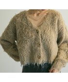 【グリーンパークス/Green Parks】のarmonia.シャギーショートカーディガン 人気、トレンドファッション・服の通販 founy(ファニー) ファッション Fashion レディースファッション Fashion for Women トップス・カットソー Cut & Sew Tops カーディガン・羽織り Layered Style Cardigans おすすめ Recommended / Our Picks カーディガン Cardigan, Knitwear ショート Short, Short Length ポケット Pocket, Pocket Detail A/W・秋冬 Autumn/Winter thumbnail Beige|ID: prp329100004680461 ipo3291000000033807478