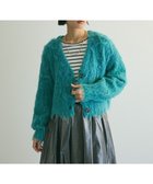 【グリーンパークス/Green Parks】のarmonia.シャギーショートカーディガン 人気、トレンドファッション・服の通販 founy(ファニー) ファッション Fashion レディースファッション Fashion for Women トップス・カットソー Cut & Sew Tops カーディガン・羽織り Layered Style Cardigans おすすめ Recommended / Our Picks カーディガン Cardigan, Knitwear ショート Short, Short Length ポケット Pocket, Pocket Detail A/W・秋冬 Autumn/Winter thumbnail Blue|ID: prp329100004680461 ipo3291000000033807479