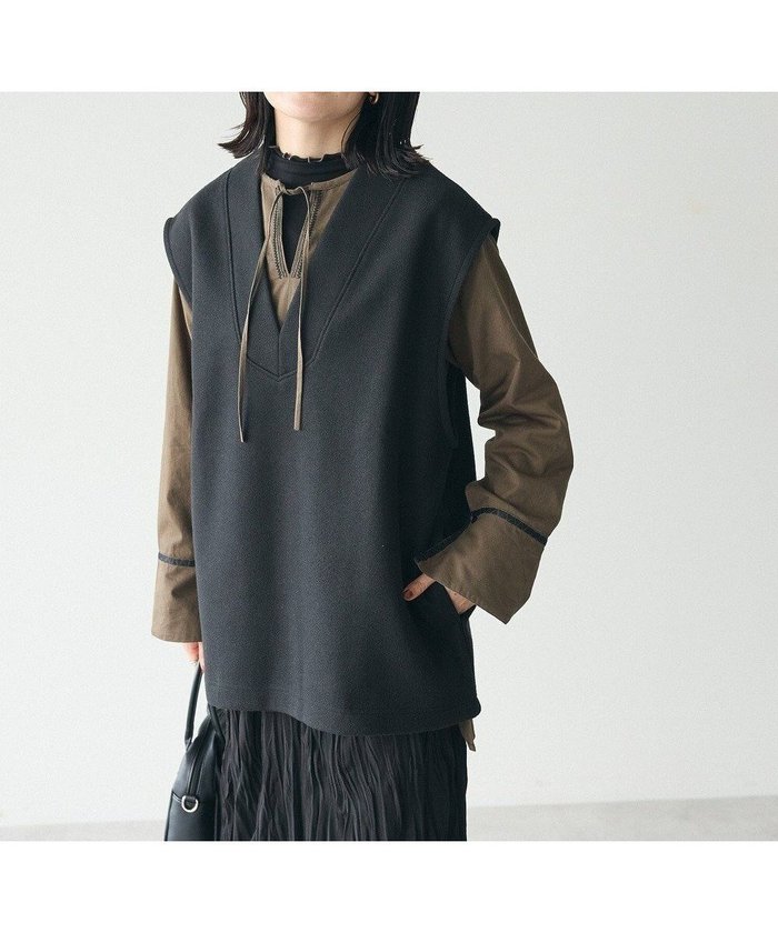 【クラフトスタンダードブティック/CRAFT STANDARD BOUTIQUE】のウール風圧縮ベスト インテリア・キッズ・メンズ・レディースファッション・服の通販 founy(ファニー) https://founy.com/ ファッション Fashion レディースファッション Fashion for Women アウター Coat / Outerwear Collection トップス・カットソー Cut & Sew Tops ベスト&ジレ / 重ね着スタイル Vests & Gilets 2024年 2024 2024-2025秋冬・A/W Autumn/Winter 2024–25 AW24–25 おすすめ Recommended / Our Picks インナー Innerwear シンプル Simple, Minimal タートル Turtleneck, Turtle Collar ベスト Vest, Waistcoat ポケット Pocket, Pocket Detail エレガント 上品 Elegant A/W・秋冬 Autumn/Winter ビジネス 仕事 通勤 Business / Work / Commuting |ID: prp329100004680469 ipo3291000000033807508