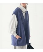 【クラフトスタンダードブティック/CRAFT STANDARD BOUTIQUE】のウール風圧縮ベスト Blue|ID: prp329100004680469 ipo3291000000033807511