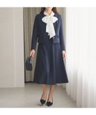 【フェルゥ/Feroux】の【洗える】パールボタンジャケット×スカート セットアップ ネイビー系|ID: prp329100004680497 ipo3291000000035491746