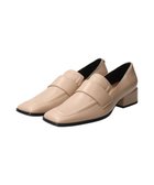 【インター ショシュール/INTER-CHAUSSURES】の【FABIO RUSCONI】スクエアトウレザーローファー ベージュ|ID: prp329100004680498 ipo3291000000033807605