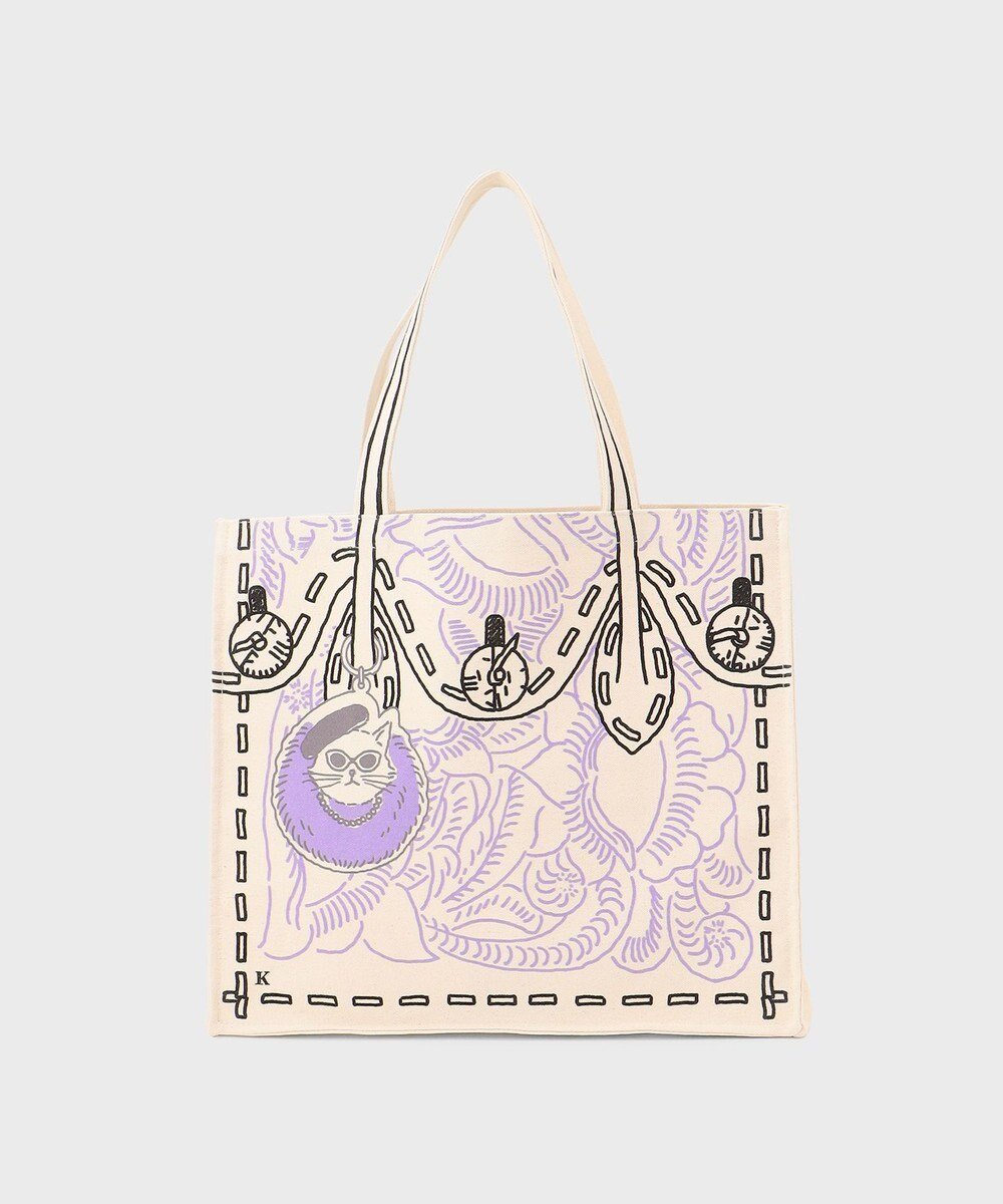 【グレース コンチネンタル/GRACE CONTINENTAL】のカービング10thトート 人気、トレンドファッション・服の通販 founy(ファニー) ファッション Fashion レディースファッション Fashion for Women バッグ Bags イラスト Illustration ウォレット Wallet プリント Print, Printed Pattern ポーチ Pouch, Small Case ヴィンテージ Vintage Style other-1|ID: prp329100004680507 ipo3291000000033807634