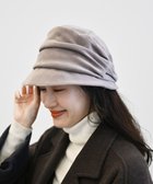 【アトレナ/ATRENA】の【日本製】ギャザークロッシェ ハット グレー|ID: prp329100004680517 ipo3291000000033807670