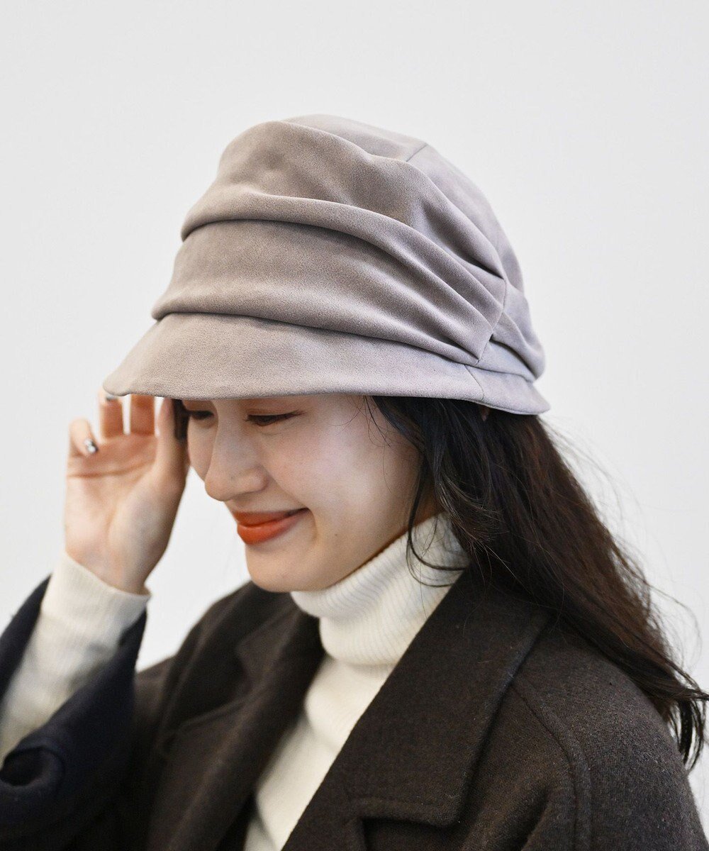 【アトレナ/ATRENA】の【日本製】ギャザークロッシェ ハット インテリア・キッズ・メンズ・レディースファッション・服の通販 founy(ファニー) ファッション Fashion レディースファッション Fashion for Women キャップ&ハット Hats & Caps エレガント 上品 Elegant ギャザー Gathered, Ruffled クラシック Classic, Timeless Style フェイス Face, Facial Design 帽子 Hat, Headwear 日本製 Made In Japan グレー|ID: prp329100004680517 ipo3291000000033807670