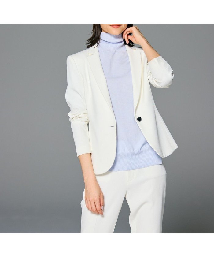 【ベイジ,/BEIGE,】の【洗える】LUIZA / テーラードジャケット インテリア・キッズ・メンズ・レディースファッション・服の通販 founy(ファニー) https://founy.com/ ファッション Fashion レディースファッション Fashion for Women アウター Coat / Outerwear Collection レディースジャケット・軽アウター Jackets テーラードジャケット / 通勤・きれいめスタイル Tailored Jackets & Blazers エレガント 上品 Elegant ジャケット Jacket, Outerwear ストレッチ Stretch, Stretchy Fabric セットアップ Set-Up, Coordinated Outfit セレモニー Ceremony ビジネス 仕事 通勤 Business / Work / Commuting 夏 Summer 定番 Standard, Basic Item S/S・春夏 SS, Spring/Summer, Warm Season 洗える Machine Washable A/W・秋冬 Autumn/Winter |ID: prp329100004680527 ipo3291000000033807696