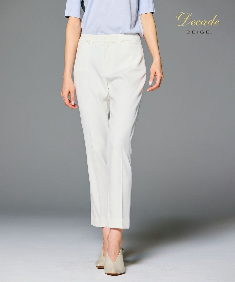 【ベイジ,/BEIGE,】の【セットアップ対応】LUIZA / クロップドパンツ インテリア・キッズ・メンズ・レディースファッション・服の通販 founy(ファニー) ファッション Fashion レディースファッション Fashion for Women セットアップ Matching Sets レディースパンツ・ボトムス Pants & Trousers / Bottoms ストレッチ Stretch, Stretchy Fabric セットアップ Set-Up, Coordinated Outfit セレモニー Ceremony ビジネス 仕事 通勤 Business / Work / Commuting 夏 Summer 定番 Standard, Basic Item S/S・春夏 SS, Spring/Summer, Warm Season 洗える Machine Washable A/W・秋冬 Autumn/Winter White|ID: prp329100004680528 ipo3291000000036150784