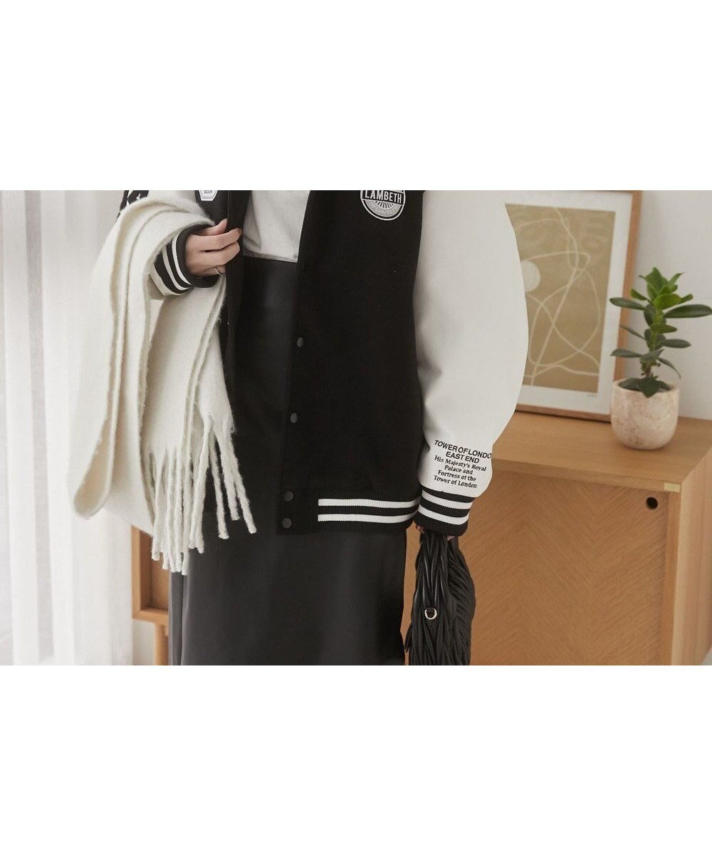 【ウィゴー/WEGO】の【ユニセックス着用ITEM/SMLサイズ展開】メルトンワッペンスタジャン インテリア・キッズ・メンズ・レディースファッション・服の通販 founy(ファニー) 　ファッション　Fashion　レディースファッション　Fashion for Women　アウター　Coat / Outerwear Collection　レディースジャケット・軽アウター　Jackets　秋　Autumn　キルト　Quilt, Quilted Fabric　クラシカル　Classical, Vintage-Inspired　ジャケット　Jacket, Outerwear　スマホ　Smartphone, Mobile Device　デニム　Denim, Jeans Material　トレンド　Trend, Trending Now　フレア　Flare, Flared　防寒　Cold Protection, Winter-Ready　メルトン　Melton, Heavy Wool　冬　Winter / This Winter　A/W・秋冬　Autumn/Winter　おすすめ　Recommended / Our Picks　ブラックその他|ID: prp329100004680532 ipo3291000000033807717
