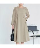 【ティアクラッセ/Tiaclasse】の【洗える】ウール調Aラインワンピース モカ|ID: prp329100004680534 ipo3291000000035913672