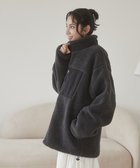 【ウィゴー/WEGO】の【ユニセックス着用ITEM/SMLサイズ展開】ボアブルゾン ダークグレー|ID: prp329100004680546 ipo3291000000033807776