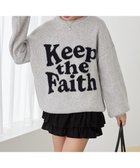 【ウィゴー/WEGO】のフラッフィーグラフィックBIGニットプルオーバー 人気、トレンドファッション・服の通販 founy(ファニー) ファッション Fashion レディースファッション Fashion for Women トップス・カットソー Cut & Sew Tops ニット Knit Tops & Sweaters カジュアルプルオーバー・ニットトップス Pullovers & Knit Tops / Casual Pullovers ヴィンテージ Vintage Style グラフィック Graphic, Graphic Design ショート Short, Short Length ストレート Straight, Straight Cut スマホ Smartphone, Mobile Device セーター Sweater, Knitwear デニム Denim, Jeans Material トレンド Trend, Trending Now バランス Balance, Style Balance フィット Fit, Slim Fit プリーツ Pleats, Pleated ボトム Bottoms, Lower Wear ロング Long, Long-Length 冬 Winter / This Winter A/W・秋冬 Autumn/Winter おすすめ Recommended / Our Picks thumbnail 杢グレー|ID: prp329100004680549 ipo3291000000033807788