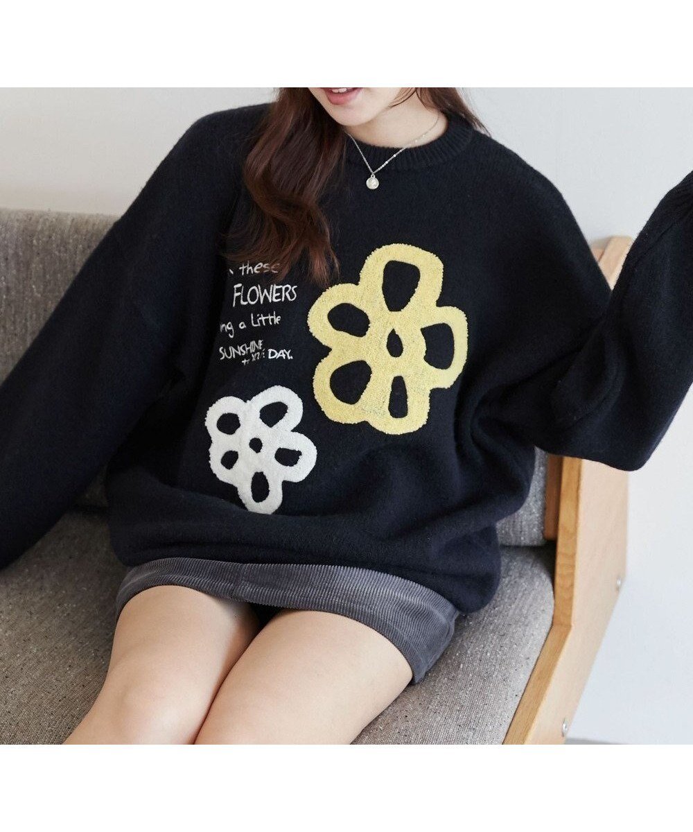 【ウィゴー/WEGO】のフラッフィーグラフィックBIGニットプルオーバー インテリア・キッズ・メンズ・レディースファッション・服の通販 founy(ファニー) ファッション Fashion レディースファッション Fashion for Women トップス・カットソー Cut & Sew Tops ニット Knit Tops & Sweaters カジュアルプルオーバー・ニットトップス Pullovers & Knit Tops / Casual Pullovers ヴィンテージ Vintage Style グラフィック Graphic, Graphic Design ショート Short, Short Length ストレート Straight, Straight Cut スマホ Smartphone, Mobile Device セーター Sweater, Knitwear デニム Denim, Jeans Material トレンド Trend, Trending Now バランス Balance, Style Balance フィット Fit, Slim Fit プリーツ Pleats, Pleated ボトム Bottoms, Lower Wear ロング Long, Long-Length 冬 Winter / This Winter A/W・秋冬 Autumn/Winter おすすめ Recommended / Our Picks 柄13|ID: prp329100004680549 ipo3291000000033807802