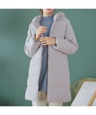 【ティアクラッセ/Tiaclasse】のフード裏エコファーダウンコート グレー|ID: prp329100004680551 ipo3291000000035604275