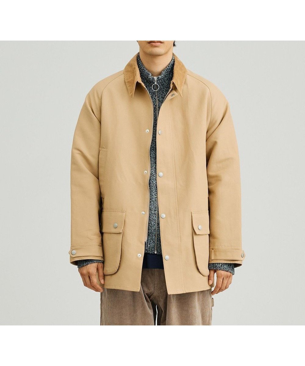 【ジェイプレスヨークストリート/J.PRESS YORK STREET】の【UNISEX】ポリエステルサージ ハンティングジャケット 人気、トレンドファッション・服の通販 founy(ファニー) 　ファッション　Fashion　レディースファッション　Fashion for Women　アウター　Coat / Outerwear Collection　レディースジャケット・軽アウター　Jackets　アウトドア　Outdoor Clothing　インナー　Innerwear　ヴィンテージ　Vintage Style　クラシカル　Classical, Vintage-Inspired　コーデュロイ　Corduroy, Cord Fabric　ジャケット　Jacket, Outerwear　ジーンズ　Jeans, Denim Pants　ピーチ　Peach, Soft Touch　ポケット　Pocket, Pocket Detail　ユニセックス　Unisex, Genderless　リラックス　Relax, Relaxed Fit　A/W・秋冬　Autumn/Winter　エレガント 上品　Elegant　 other-1|ID: prp329100004680555 ipo3291000000033807825