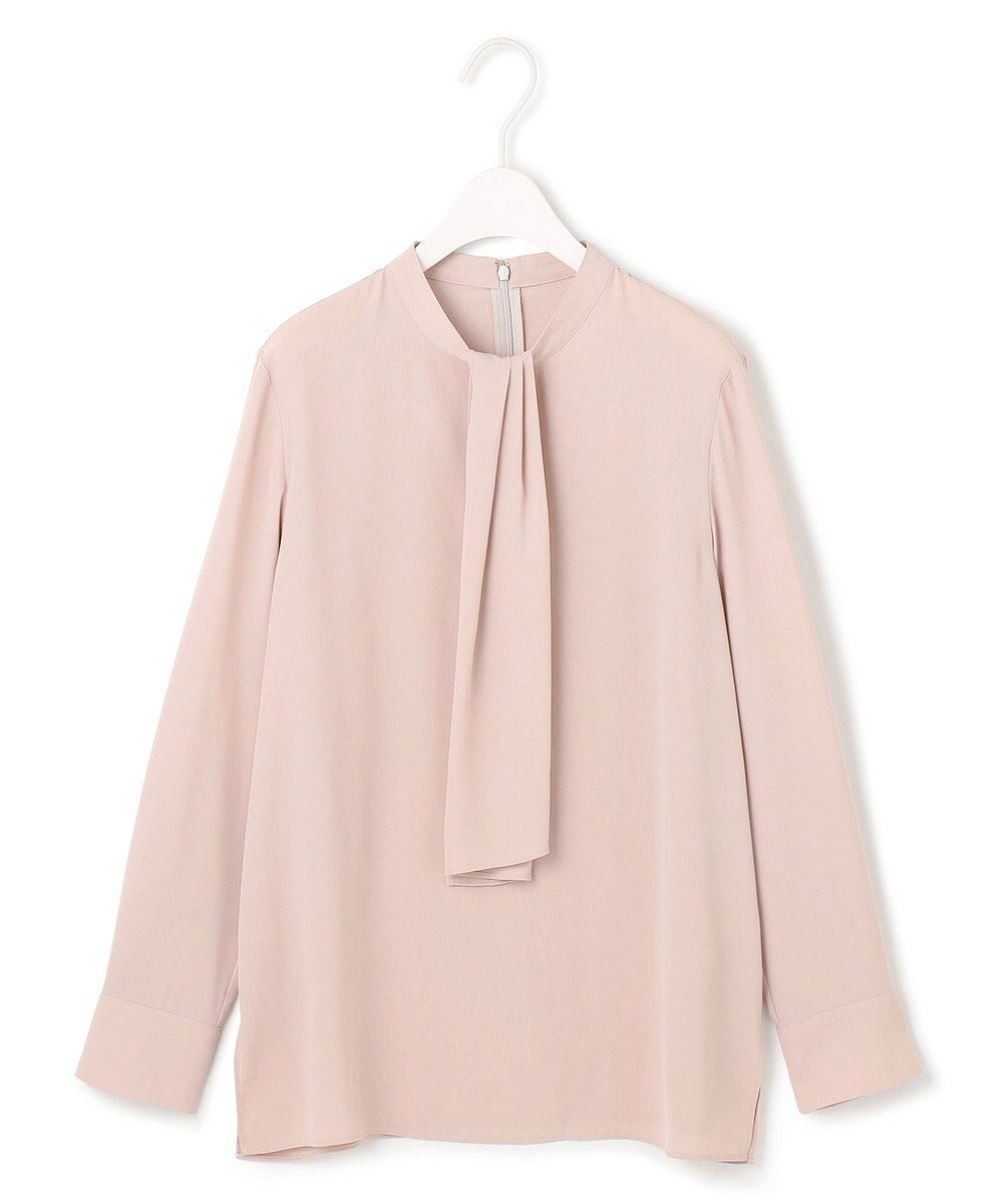 【アイシービー/iCB】の【UVケア・速乾・洗える】BackSatinAmunzen スカーフタイブラウス インテリア・キッズ・メンズ・レディースファッション・服の通販 founy(ファニー) 　ファッション　Fashion　レディースファッション　Fashion for Women　トップス・カットソー　Cut & Sew Tops　シャツ・ブラウス・オフィスカジュアル　Elegant Blouses & Button-Ups　インナー　Innerwear　洗える　Machine Washable　サテン　Satin, Glossy Fabric　ジャケット　Jacket, Outerwear　スーツ　Suit, Formalwear　プリント　Print, Printed Pattern　羽織　Haori, Light Jacket　A/W・秋冬　Autumn/Winter　2024年　2024　エレガント 上品　Elegant　セレモニー　Ceremony　2024-2025秋冬・A/W　Autumn/Winter 2024–25 AW24–25　ヘイズピンク系|ID: prp329100004680557 ipo3291000000033807833