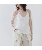 【ベイジ,/BEIGE,】のERICA / シルクシースルークルーネックブラウス Ecru|ID: prp329100004680568 ipo3291000000033807866