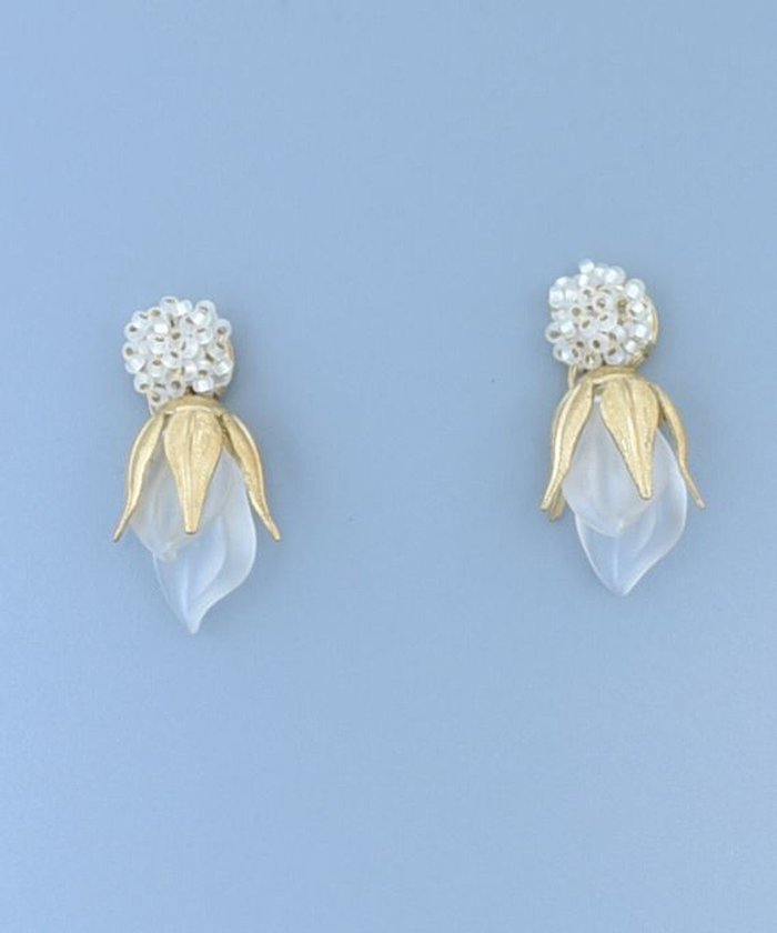 【モンシロ/monshiro】のスイートピープチピアス インテリア・キッズ・メンズ・レディースファッション・服の通販 founy(ファニー) https://founy.com/ ファッション Fashion レディースファッション Fashion for Women アクセサリー Fashion Accessories イヤリング Earrings ガラス Glass, Glassware ジュエリー Jewelry, Accessories パーティ Party, Party Style ボックス Boxy, Box Shape モチーフ Motif, Design Theme セレモニー Ceremony 結婚式 Wedding |ID: prp329100004680576 ipo3291000000033807902