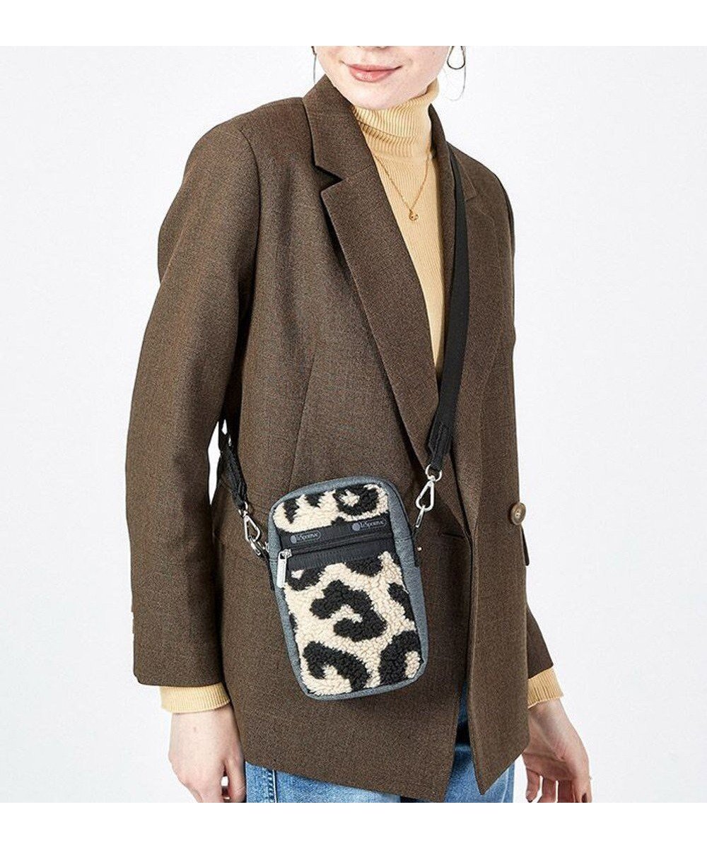 【レスポートサック/LeSportsac】のDENIM PHONE CROSSBODY/ブラックデニム/レオパードシェルパ 人気、トレンドファッション・服の通販 founy(ファニー) 　ファッション　Fashion　レディースファッション　Fashion for Women　コレクション　Collection, Seasonal Line　コンパクト　Compact, Small Size　デニム　Denim, Jeans Material　ポケット　Pocket, Pocket Detail　レオパード　Leopard, Animal Print　冬　Winter / This Winter　おすすめ　Recommended / Our Picks　 other-1|ID: prp329100004680594 ipo3291000000033807941