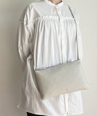 【エクエル ル スティル デヴィ/Hekher Le Style de Vie】の新色追加【日本製】シュリンクレザー スクエアショルダーバッグ ホワイト|ID: prp329100004680601 ipo3291000000035790201