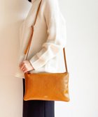 【エクエル ル スティル デヴィ/Hekher Le Style de Vie】の新色追加【日本製】シュリンクレザー スクエアショルダーバッグ キャメル|ID: prp329100004680601 ipo3291000000035790215