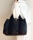 【エクエル ル スティル デヴィ/Hekher Le Style de Vie】の新色追加【日本製 / 2WAY/汚れにくい】PUコートコットンキャンバス トートバッグ medium ブラック|ID: prp329100004680603 ipo3291000000033807986