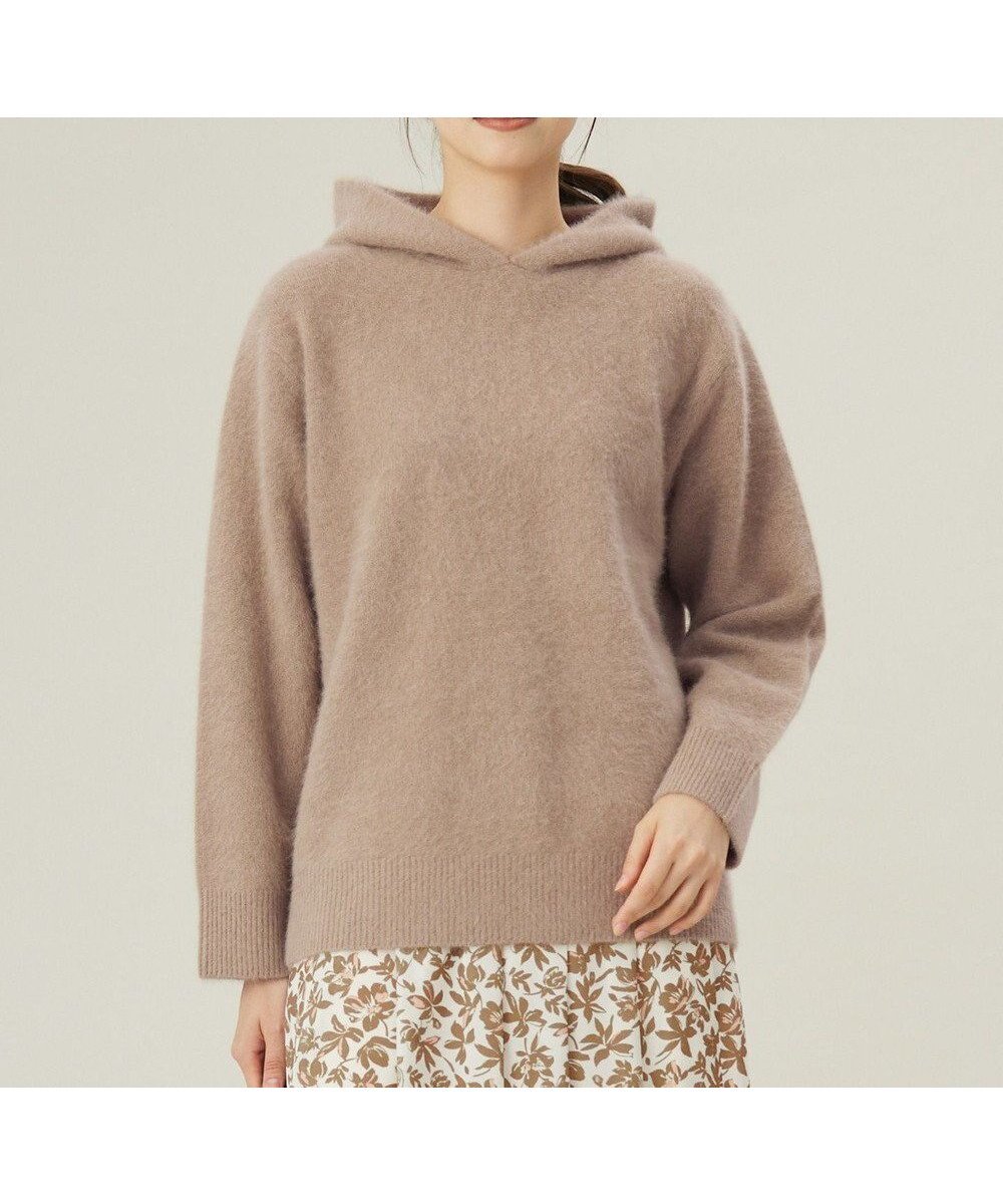 【自由区/JIYU-KU】のフォックスウール フーディー 人気、トレンドファッション・服の通販 founy(ファニー) 　ファッション　Fashion　レディースファッション　Fashion for Women　トップス・カットソー　Cut & Sew Tops　レディースパーカー・カジュアルフーディー　Casual Hoodies & Sweatshirts　シンプル　Simple, Minimal　パーカー　Hoodie, Parka　フォックス　Fox, Fox Fur　ボトム　Bottoms, Lower Wear　ミックス　Mix, Mixed Style　エレガント 上品　Elegant　A/W・秋冬　Autumn/Winter　 other-1|ID: prp329100004680613 ipo3291000000033847704