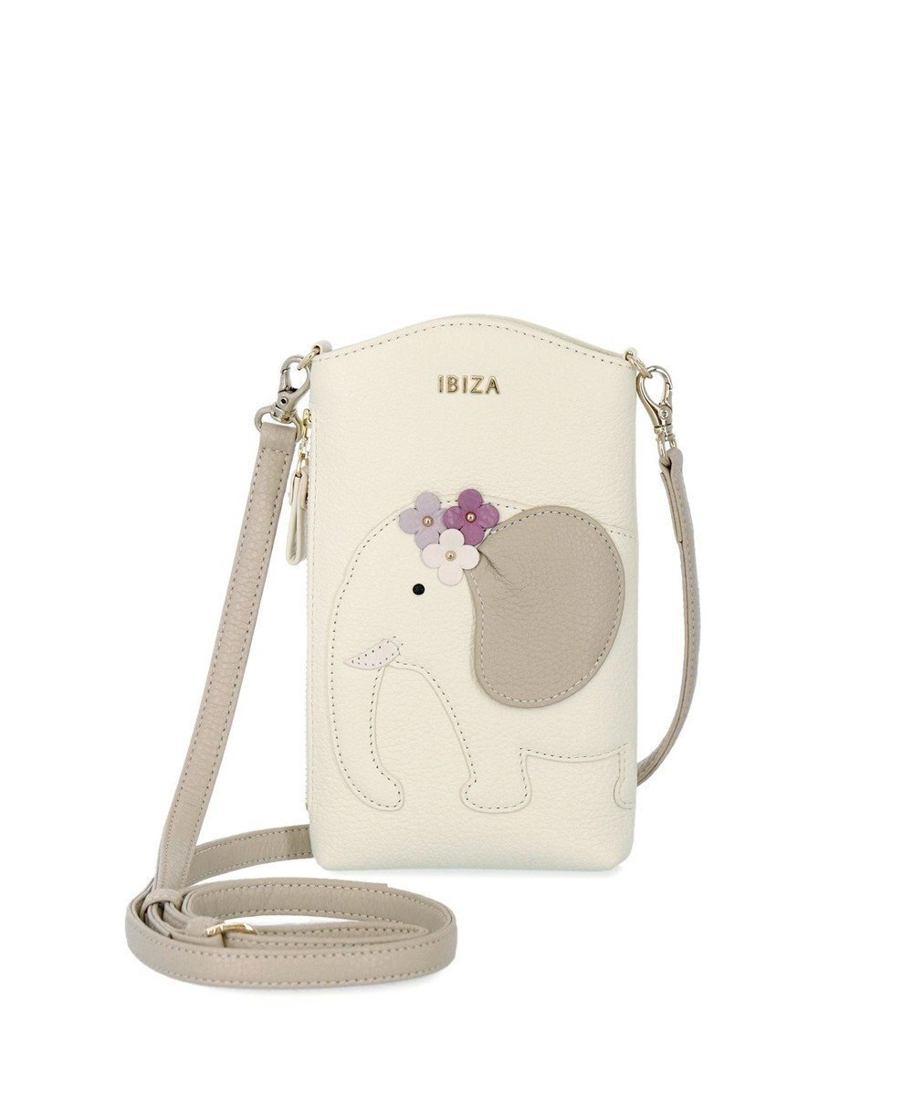 【イビサ/IBIZA】のアニマーダ 牛革 スマートフォンポシェット(ゾウ) 人気、トレンドファッション・服の通販 founy(ファニー) 　ファッション　Fashion　レディースファッション　Fashion for Women　ミニ財布・二つ折り財布　Wallets & Card Cases　エレガント 上品　Elegant　グラデーション　Gradient, Ombre　コレクション　Collection, Seasonal Line　ショルダー　Shoulder, Shoulder Strap　財布　Wallet, Purse　ポケット　Pocket, Pocket Detail　ポシェット　Pochette, Mini Bag　モチーフ　Motif, Design Theme　 other-1|ID: prp329100004680621 ipo3291000000033808050