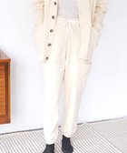 【ハーグ/HAAG】の【カシミヤタッチ/スマイルコットン】SIDE POCKET PANTS パンツ アイボリー|ID: prp329100004680623 ipo3291000000033808057
