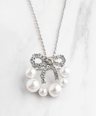 【トッカ/TOCCA】の【2WAY】PROMISE PEARL RIBBON BROOCH NECKLACE ブローチ ネックレス シルバー系|ID: prp329100004680634 ipo3291000000033808091