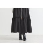 【アースミュージックアンドエコロジー/earth music&ecology】のフロントZIPティアードスカート Black|ID: prp329100004680666 ipo3291000000033808197