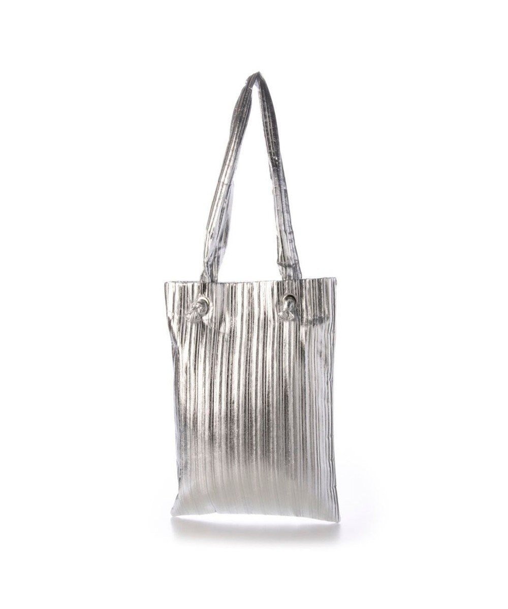 【アンビリオン/UNBILLION】のカカトゥ kakatoo / シャインプリーツトートバッグ インテリア・キッズ・メンズ・レディースファッション・服の通販 founy(ファニー) ファッション Fashion レディースファッション Fashion for Women バッグ Bags 軽量 Lightweight, Ultra Light シンプル Simple, Minimal フェミニン Feminine, Girly プリーツ Pleats, Pleated 再入荷 Restock / Back in Stock シルバー|ID: prp329100004680679 ipo3291000000033808248
