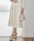 【自由区/JIYU-KU】の【セットアップ対応・洗える】フラワーオパールタックフレア スカート ベージュ|ID: prp329100004680681 ipo3291000000033808253