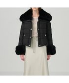 【グレース コンチネンタル/GRACE CONTINENTAL】のファーショートダウンジャケット ブラック|ID: prp329100004680682 ipo3291000000033808258