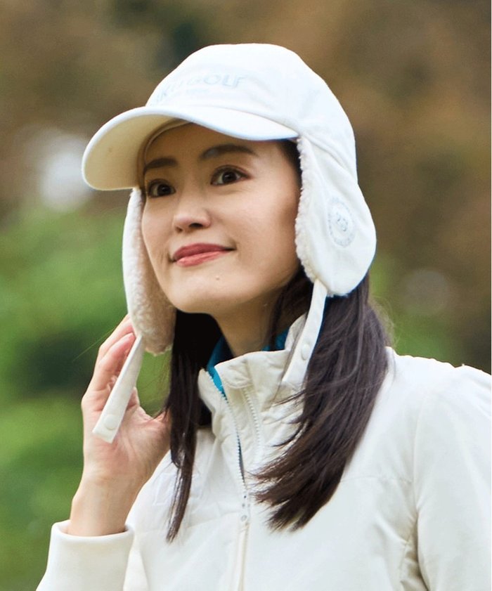 【23区 ゴルフ/NIJYUSANKU GOLF】の【WOMEN】耳当て付スェードキャップ インテリア・キッズ・メンズ・レディースファッション・服の通販 founy(ファニー) https://founy.com/ ファッション Fashion レディースファッション Fashion for Women キャップ&ハット Hats & Caps キャップ Cap, Baseball Cap コンパクト Compact, Small Size トレンド Trend, Trending Now 冬 Winter / This Winter 帽子 Hat, Headwear 秋 Autumn 防寒 Cold Protection, Winter-Ready |ID: prp329100004680686 ipo3291000000035913463