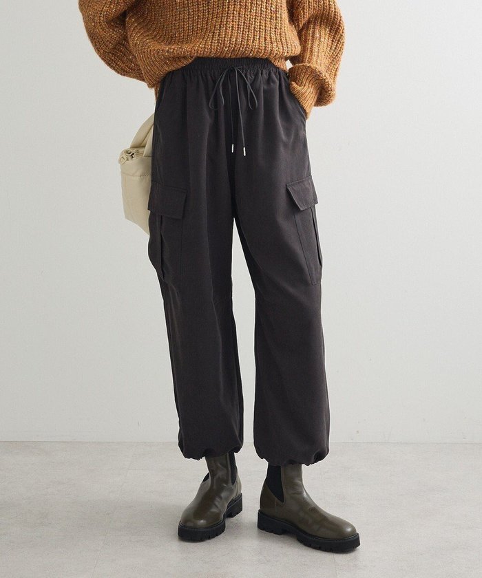【グリーンパークス/Green Parks】のピーチ起毛カーゴパンツ インテリア・キッズ・メンズ・レディースファッション・服の通販 founy(ファニー) https://founy.com/ ファッション Fashion レディースファッション Fashion for Women パンツ Pants & Trousers おすすめ Recommended / Our Picks カーゴパンツ Cargo Pants, Utility Pants ドローコード Drawcord, Drawstring Cord ピーチ Peach, Soft Touch ポケット Pocket, Pocket Detail A/W・秋冬 Autumn/Winter |ID: prp329100004680691 ipo3291000000033808285