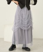 【アースミュージックアンドエコロジー/earth music&ecology】の2wayドロストチュールスカート Gray|ID: prp329100004680692 ipo3291000000033808290