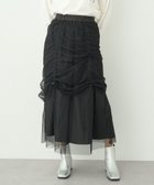 【アースミュージックアンドエコロジー/earth music&ecology】の2wayドロストチュールスカート Black|ID: prp329100004680692 ipo3291000000033808291
