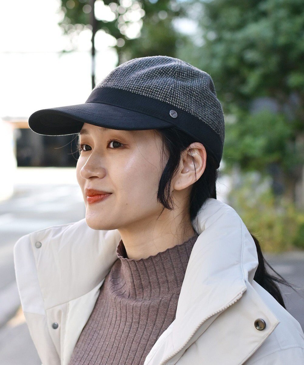 【アトレナ/ATRENA】の【日本製】GOLDPFEIL(ゴールドファイル) キャップ 人気、トレンドファッション・服の通販 founy(ファニー) 　ファッション　Fashion　レディースファッション　Fashion for Women　キャップ&ハット　Hats & Caps　キャップ　Cap, Baseball Cap　チェック　Check, Plaid, Tartan　ツイード　Twill, Twill Weave　バランス　Balance, Style Balance　フィット　Fit, Slim Fit　帽子　Hat, Headwear　日本製　Made In Japan　 other-1|ID: prp329100004680703 ipo3291000000034230862