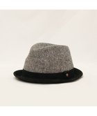 【アトレナ/ATRENA】の【日本製/UNISEX/Lサイズあり】morno(モーノ) ツイード×レザー 中折れハット ブラック|ID: prp329100004680705 ipo3291000000034230869