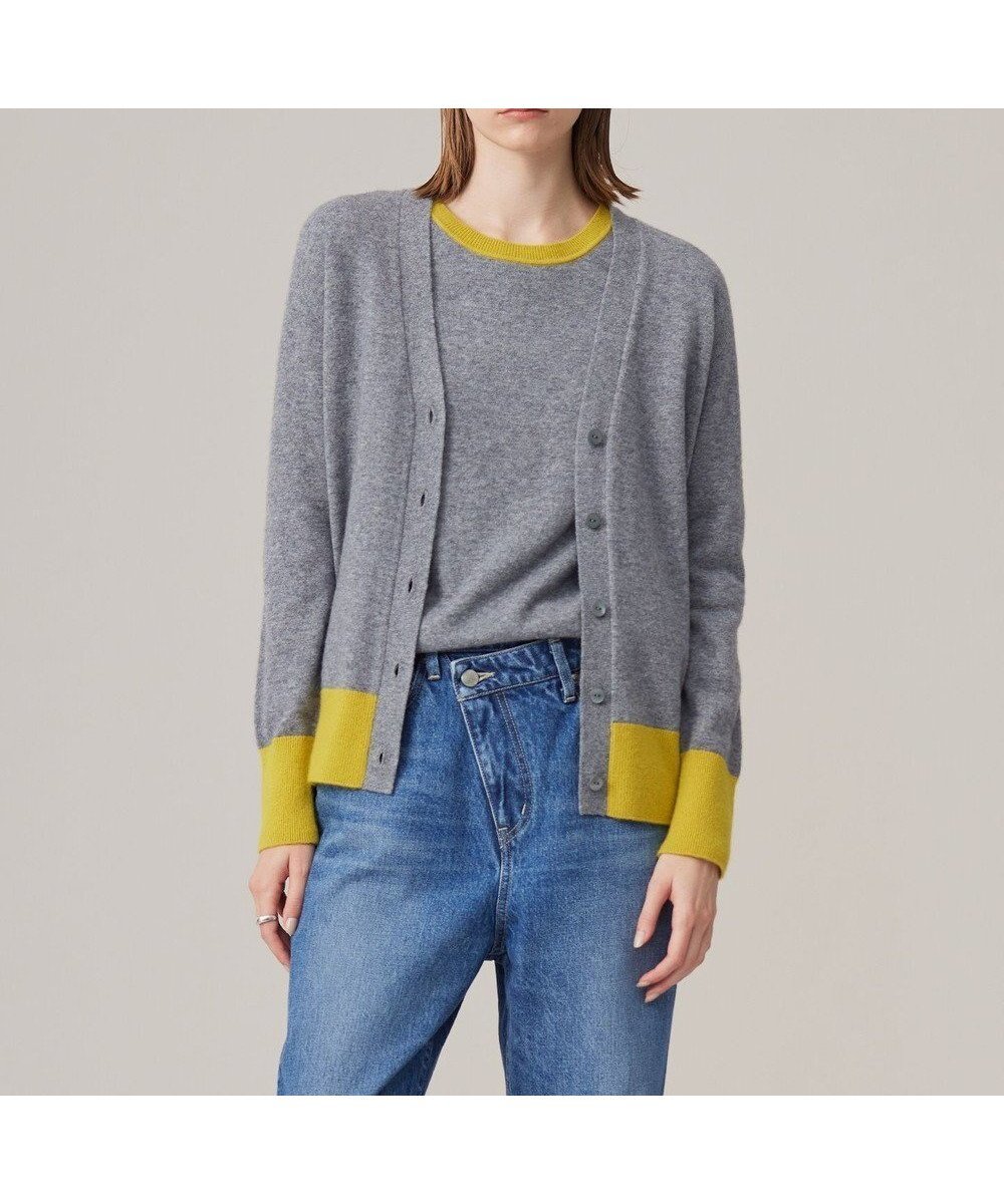 【アイシービー/iCB】のピュアカシミヤ カーディガン インテリア・キッズ・メンズ・レディースファッション・服の通販 founy(ファニー) ファッション Fashion レディースファッション Fashion for Women トップス・カットソー Cut & Sew Tops カーディガン・羽織り Layered Style Cardigans アンサンブル Ensemble Set カーディガン Cardigan, Knitwear ダイヤモンド Diamond, Brilliant Cut なめらか Smooth, Silky Texture ブロッキング Color Blocking, Panel Design ホールガーメント WholeGarment, Seamless Knit A/W・秋冬 Autumn/Winter おすすめ Recommended / Our Picks 2024年 2024 2024-2025秋冬・A/W Autumn/Winter 2024–25 AW24–25 ライム×ライトグレー系|ID: prp329100004680714 ipo3291000000034230888