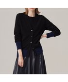 【アイシービー/iCB】のピュアカシミヤ カーディガン ブラック×ネイビー系|ID: prp329100004680714 ipo3291000000034230889