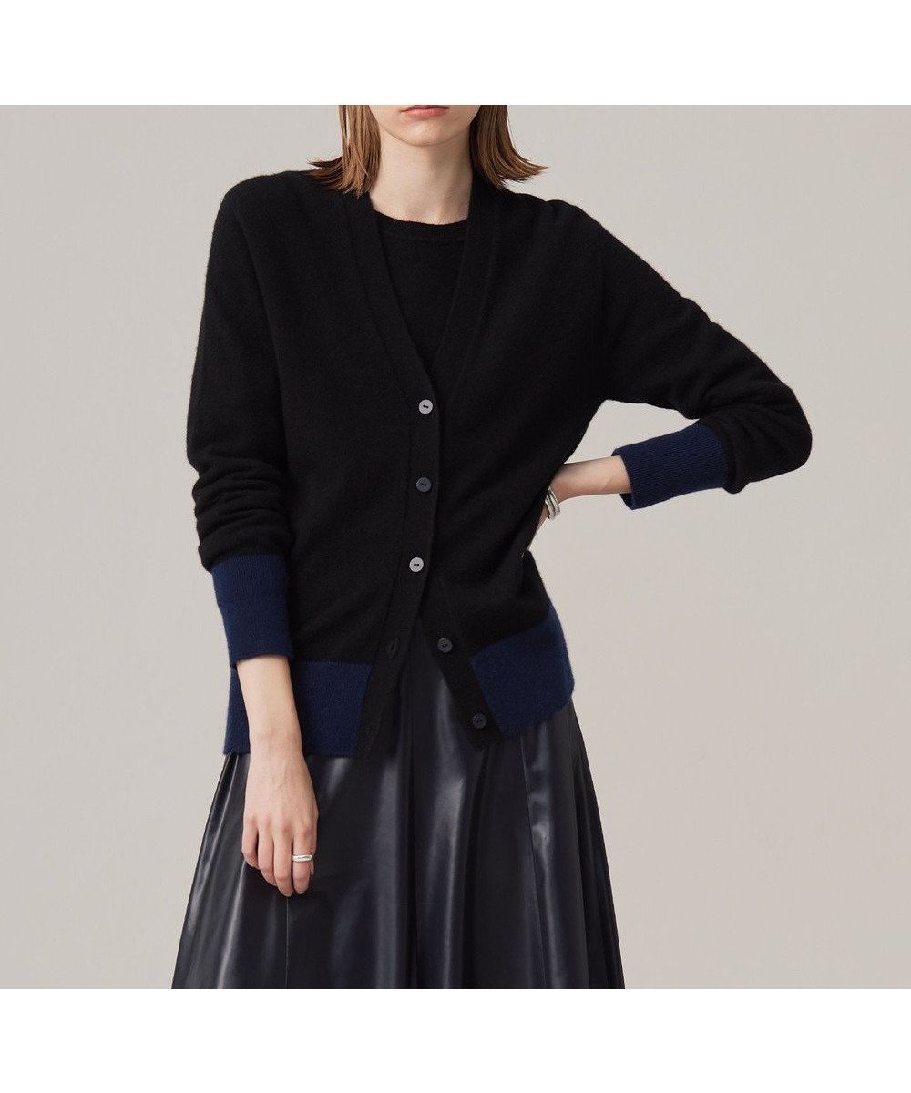【アイシービー/iCB】のピュアカシミヤ カーディガン インテリア・キッズ・メンズ・レディースファッション・服の通販 founy(ファニー) ファッション Fashion レディースファッション Fashion for Women トップス・カットソー Cut & Sew Tops カーディガン・羽織り Layered Style Cardigans アンサンブル Ensemble Set カーディガン Cardigan, Knitwear ダイヤモンド Diamond, Brilliant Cut なめらか Smooth, Silky Texture ブロッキング Color Blocking, Panel Design ホールガーメント WholeGarment, Seamless Knit A/W・秋冬 Autumn/Winter おすすめ Recommended / Our Picks 2024年 2024 2024-2025秋冬・A/W Autumn/Winter 2024–25 AW24–25 ブラック×ネイビー系|ID: prp329100004680714 ipo3291000000034230889