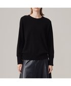 【アイシービー/iCB】の【CLASSY.1月号掲載・前後着用可能】ピュアカシミヤ バイカラーニット ブラック×ネイビー系|ID: prp329100004680715 ipo3291000000034230897