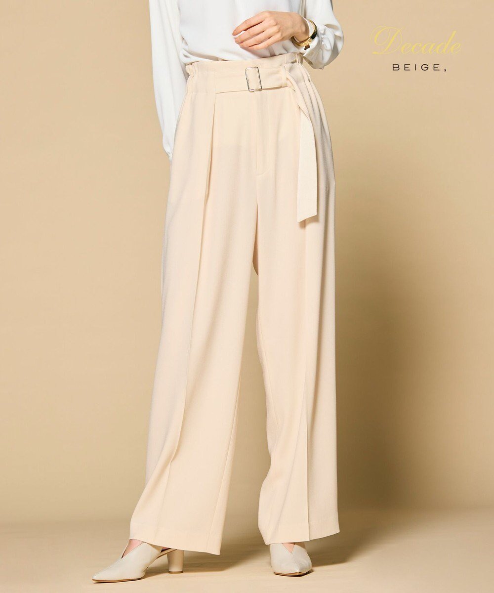 【ベイジ,/BEIGE,】の【洗える・クロワッサン掲載】CINDY / ワイドパンツ インテリア・キッズ・メンズ・レディースファッション・服の通販 founy(ファニー) 　ファッション　Fashion　レディースファッション　Fashion for Women　パンツ　Pants & Trousers　ウォッシャブル　Machine Washable　洗える　Machine Washable　サテン　Satin, Glossy Fabric　ジャケット　Jacket, Outerwear　ストレッチ　Stretch, Stretchy Fabric　スーツ　Suit, Formalwear　セットアップ　Set-Up, Coordinated Outfit　トリミング　Trimming, Decorative Edge　定番　Standard, Basic Item　フロント　Front, Front Design　ベーシック　Basic, Essential　ポケット　Pocket, Pocket Detail　ワイド　Wide, Wide Fit　A/W・秋冬　Autumn/Winter　S/S・春夏　SS, Spring/Summer, Warm Season　おすすめ　Recommended / Our Picks　夏　Summer　エレガント 上品　Elegant　セレモニー　Ceremony　ビジネス 仕事 通勤　Business / Work / Commuting　Sheer Orange|ID: prp329100004680720 ipo3291000000033808384