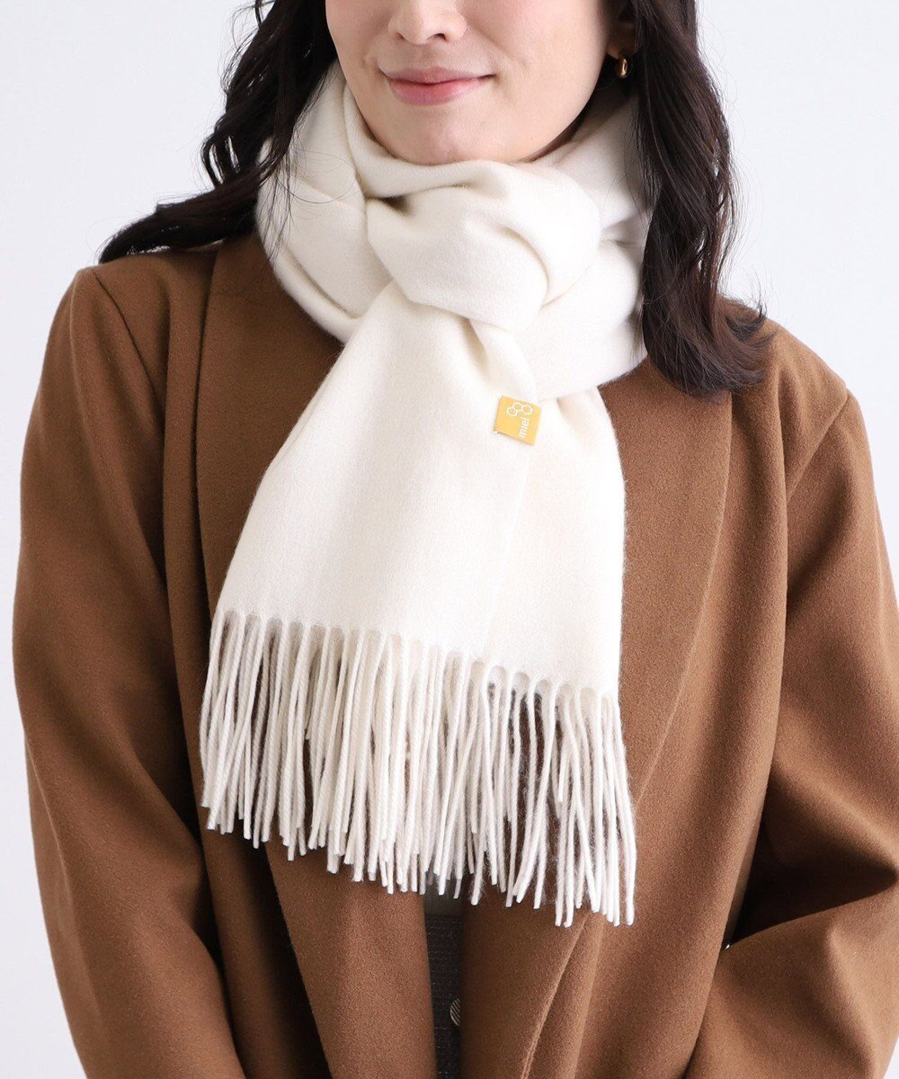 【ムーンバット/MOONBAT】のWEB限定【洗える】ミエル (miel) カシミヤ100% 無地ストール インテリア・キッズ・メンズ・レディースファッション・服の通販 founy(ファニー) 　ファッション　Fashion　レディースファッション　Fashion for Women　ストール　Soft & Warm Scarves　マフラー・スヌード / 冬小物の定番　Scarves & Mufflers　ウォッシャブル　Machine Washable　洗える　Machine Washable　コレクション　Collection, Seasonal Line　ストール　Stole, Wrap　スヌード　Snood, Infinity Scarf　チェック　Check, Plaid, Tartan　トレンド　Trend, Trending Now　マフラー　Scarf, Muffler　無地　Plain, Solid Color　冬　Winter / This Winter　A/W・秋冬　Autumn/Winter　おすすめ　Recommended / Our Picks　エレガント 上品　Elegant　ホワイト|ID: prp329100004680724 ipo3291000000034230923