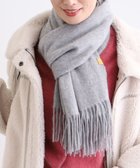 【ムーンバット/MOONBAT】のWEB限定【洗える】ミエル (miel) カシミヤ100% 無地ストール グレー|ID: prp329100004680724 ipo3291000000034230924