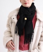 【ムーンバット/MOONBAT】のWEB限定【洗える】ミエル (miel) カシミヤ100% 無地ストール ブラック|ID: prp329100004680724 ipo3291000000035515544