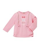 【ミキハウスホットビスケッツ/MIKI HOUSE HOT BISCUITS / KIDS】の【70-120cm】 サスペンダープリント長袖Tシャツ ピンク|ID: prp329100004680736 ipo3291000000033808463